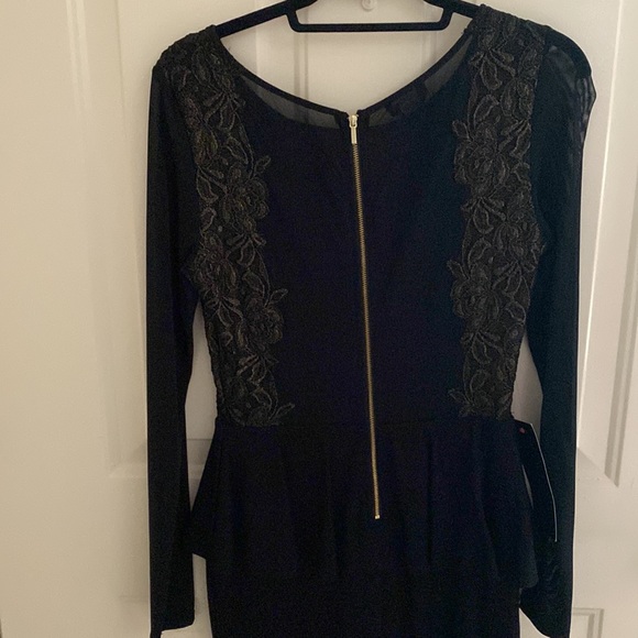 Bebe Peplum Dress - Picture 4 of 4